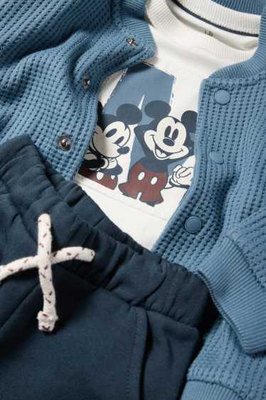 Bébés garçons - Mickey Mouse - ensemble bébé - 3 pièces - bleu foncé