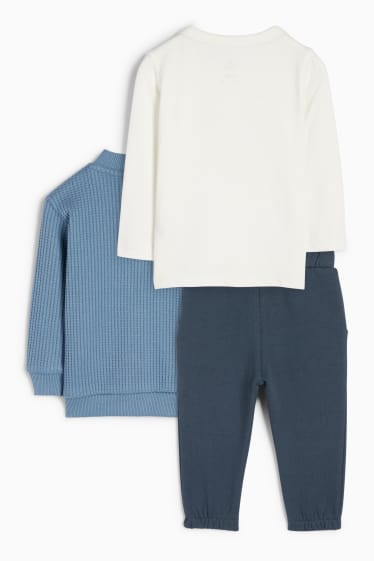 Bébés garçons - Mickey Mouse - ensemble bébé - 3 pièces - bleu foncé