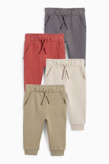 Baby Jungen - Multipack 4er - Baby-Jogginghose - grün