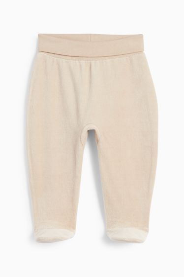 Unisex - Bärchen - Erstlingsoutfit - 2 teilig - beige