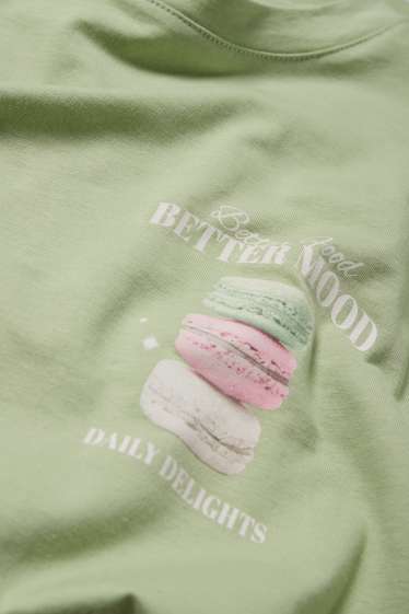 Damen - T-Shirt - Oversized - hellgrün