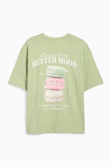 Damen - T-Shirt - Oversized - hellgrün