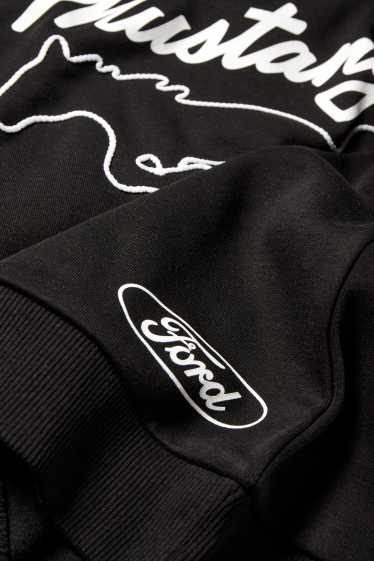 Copii - Băieți - Ford Mustang - bluză de molton - negru