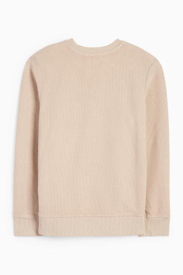 Children Boys - Sweatshirt - textured - beige