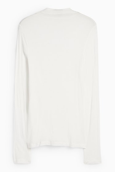 Dames - Basic longsleeve - wit