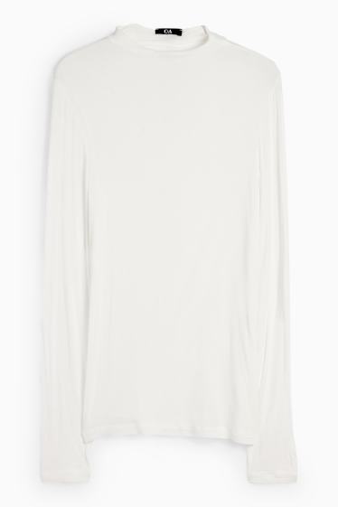 Dames - Basic longsleeve - wit