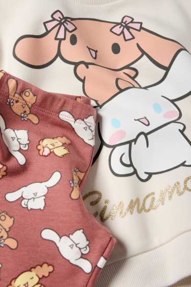 Kinderen: meisjes - Cinnamoroll - set - sweatshirt en flared legging - bruin / beige