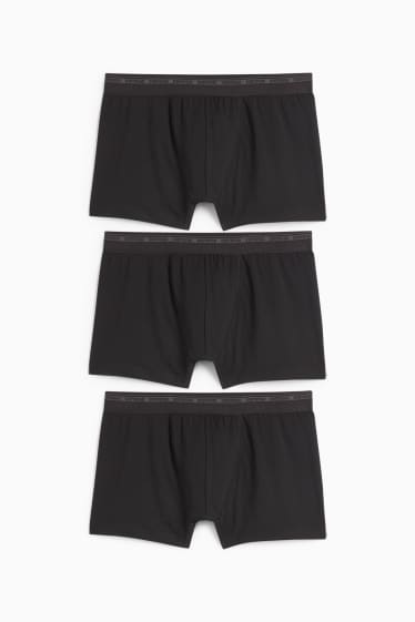 Herren - Multipack 3er - Trunks - schwarz