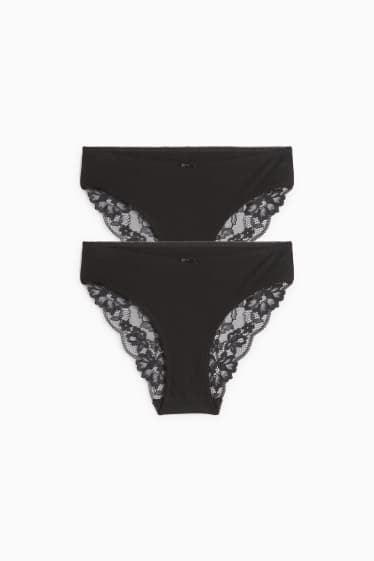 Women - Multipack of 3 - knickers - black