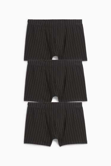 Bărbați - Multipack 3 perechi - chiloți boxer - negru