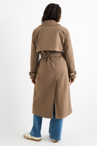 Damen - Trenchcoat - braun