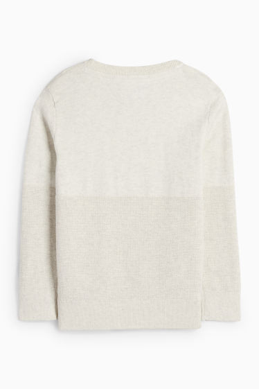 Kinder Buben - Pokémon - Pullover - hellbeige