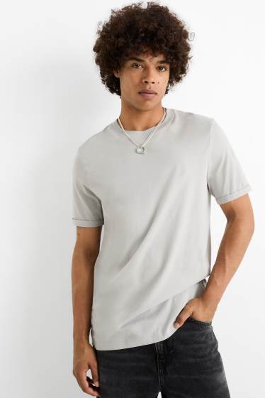Herren - T-Shirt - Regular Fit - hellgrau