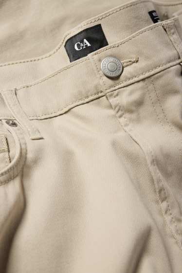 Hombre - Pantalón - regular fit - beis