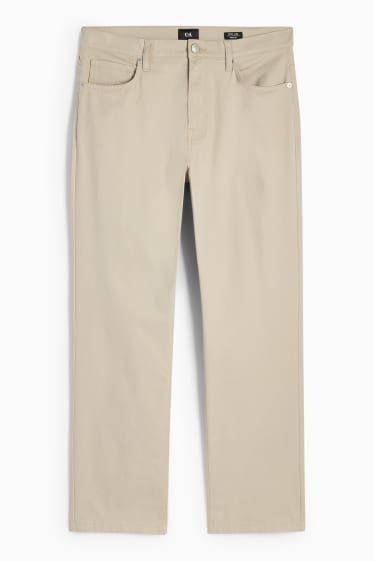 Hombre - Pantalón - regular fit - beis