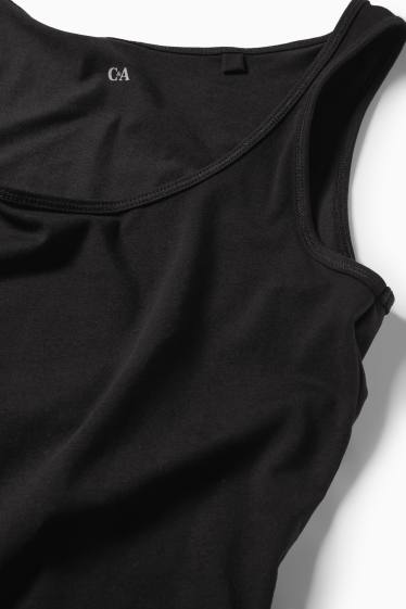 Dames - Set van 2 - top - zwart