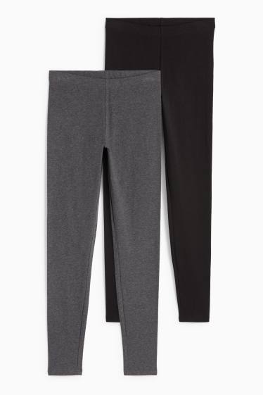 Dámské - Multipack 2 ks - legíny - tmavošedá