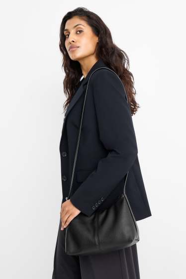 Femmes - Sac à bandoulière - matière synthétique - noir