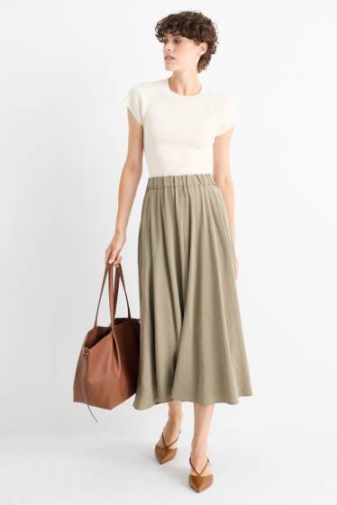 Damen - Rock - khaki