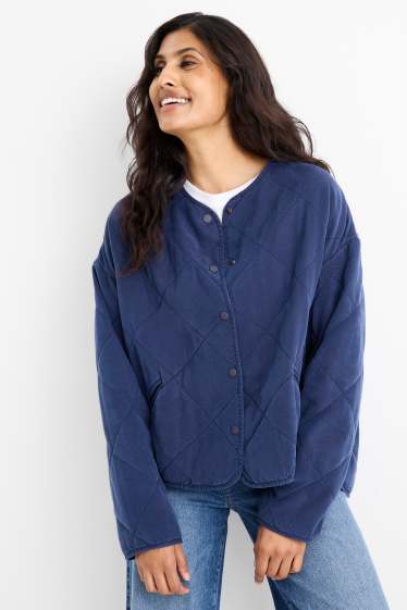 Damen - Steppjacke - dunkelblau