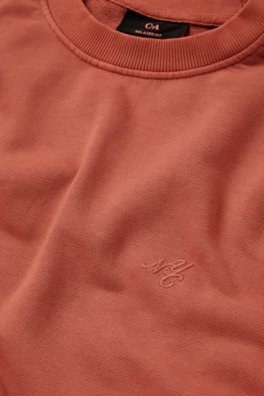 Herren - Sweatshirt - dunkelorange