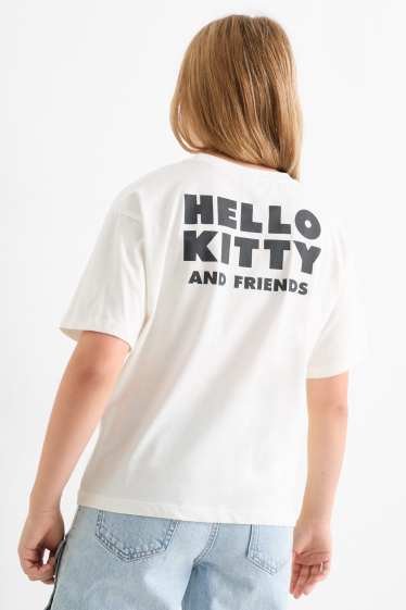 Children Girls - Hello Kitty and Friends - short sleeve T-shirt - white