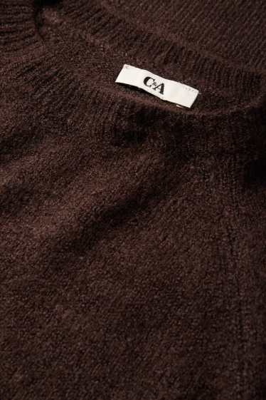 Damen - Pullover - dunkelbraun