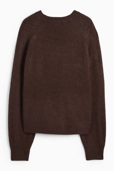 Damen - Pullover - dunkelbraun