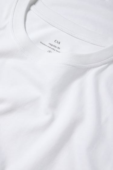 Women - Basic T-shirt - regular fit - white