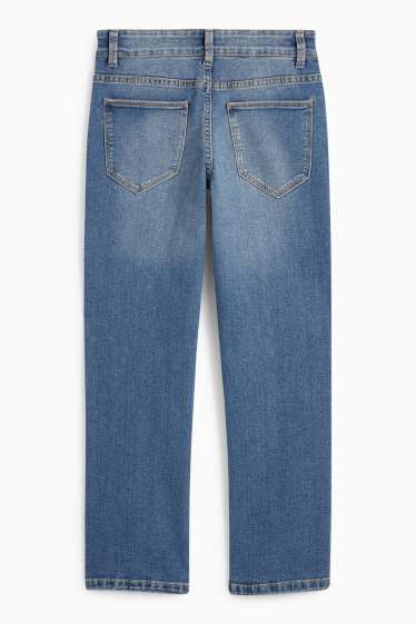 Kinder Jungen - Straight Jeans - jeansblau