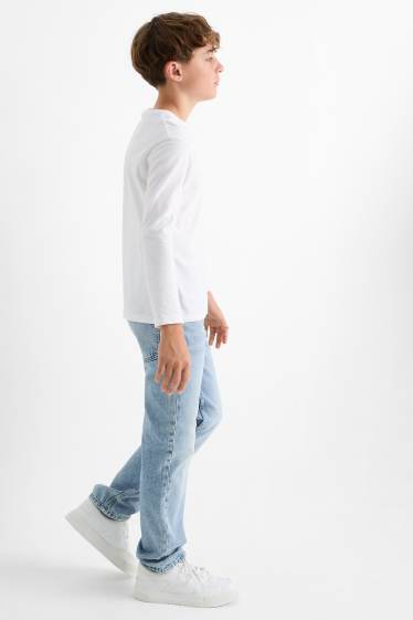 Děti - chlapci - Multipack 2 ks - straight jeans - džíny - světle modré