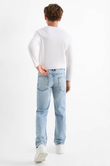 Děti - chlapci - Multipack 2 ks - straight jeans - džíny - světle modré