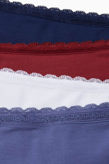 Damen - Multipack 4er - Hipster - blau