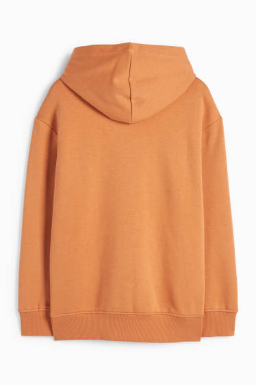 Kinder Buben - Gaming und BMX - Hoodie - dunkelorange