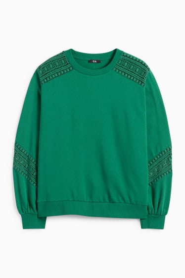 Damen - Sweatshirt - grün