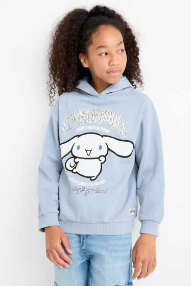 Bambine - Cinnamoroll - felpa con cappuccio - azzurro