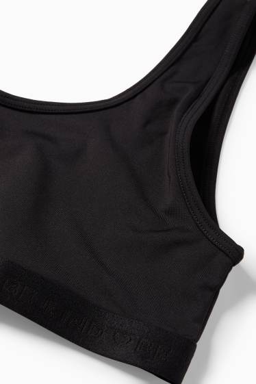 Kinder Mädchen - Bustier - schwarz