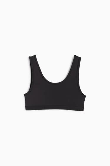 Kinder Mädchen - Bustier - schwarz