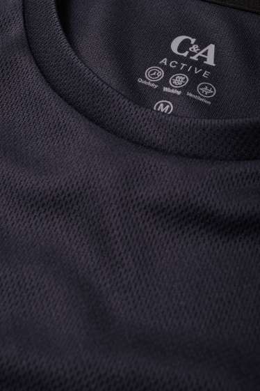 Herren - Sport-Shirt - Regular Fit - schwarz