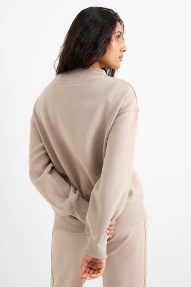 Damen - Basic-Sweatshirt - grau