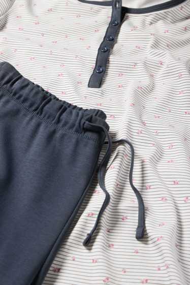 Femmes - Pyjama - bleu foncé
