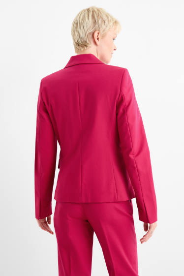 Women - Business blazer - slim fit - pink