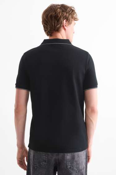 Bărbați - Tricou polo - negru