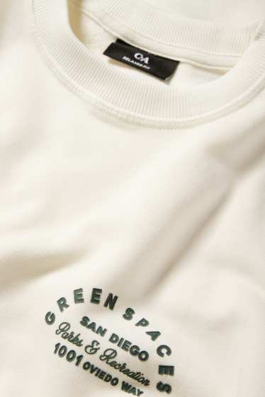 Herren - Sweatshirt - weiss