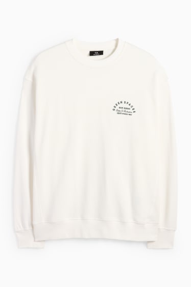 Herren - Sweatshirt - weiss