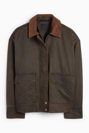 Damen - Jacke - dunkelbraun