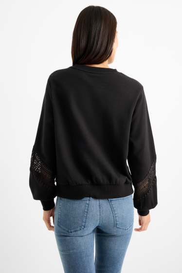 Dames - Sweatshirt - zwart