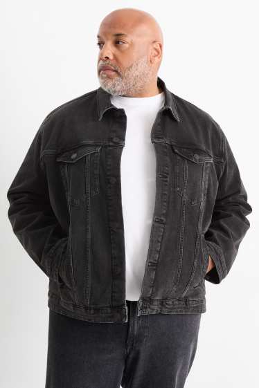 Hommes - Veste en jean - jean gris foncé
