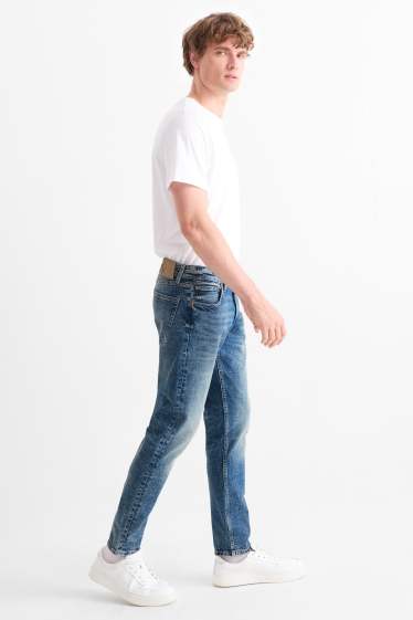 Pánské - Slim tapered jeans - LYCRA® - džíny - světle modré