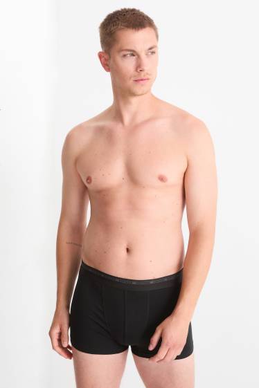 Herren - Multipack 3er - Trunks - schwarz